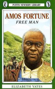 Amos Fortune, Free Man 표지
