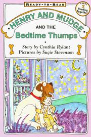 Henry and Mudge and the Bedtime Thumps 표지